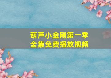 葫芦小金刚第一季全集免费播放视频