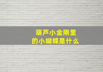 葫芦小金刚里的小蝴蝶是什么