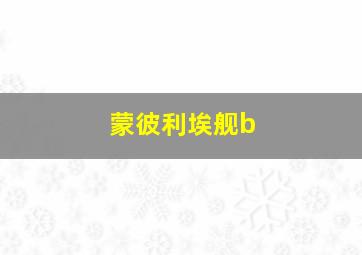 蒙彼利埃舰b