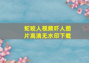 蛇咬人视频吓人图片高清无水印下载