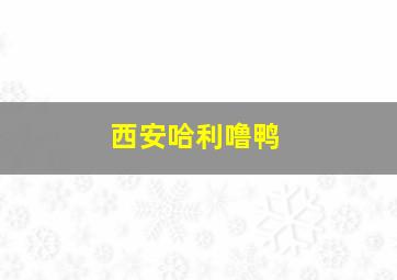 西安哈利噜鸭