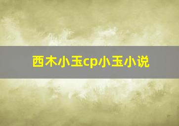 西木小玉cp小玉小说