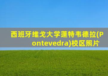 西班牙维戈大学蓬特韦德拉(Pontevedra)校区照片