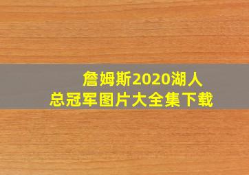 詹姆斯2020湖人总冠军图片大全集下载