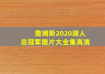 詹姆斯2020湖人总冠军图片大全集高清