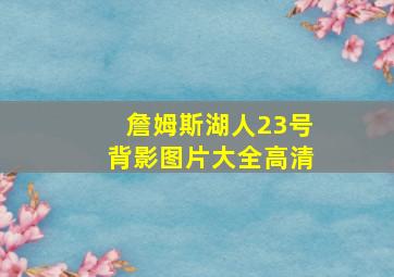 詹姆斯湖人23号背影图片大全高清