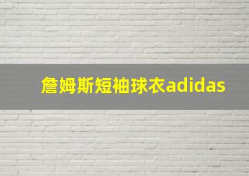 詹姆斯短袖球衣adidas