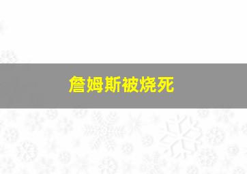 詹姆斯被烧死