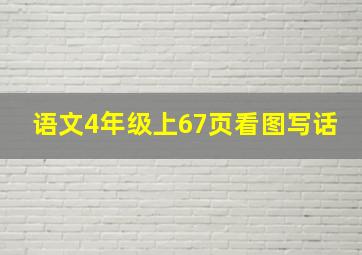 语文4年级上67页看图写话