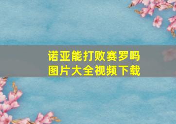 诺亚能打败赛罗吗图片大全视频下载