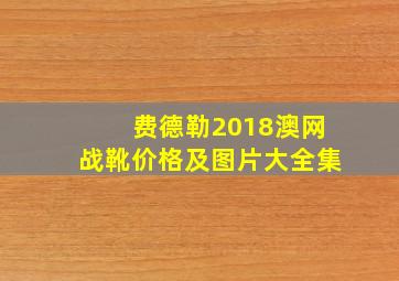 费德勒2018澳网战靴价格及图片大全集