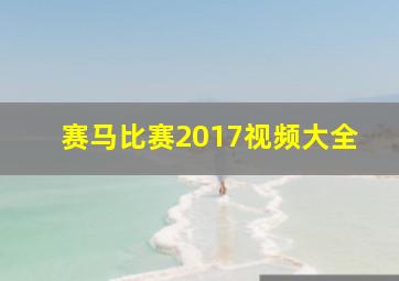 赛马比赛2017视频大全