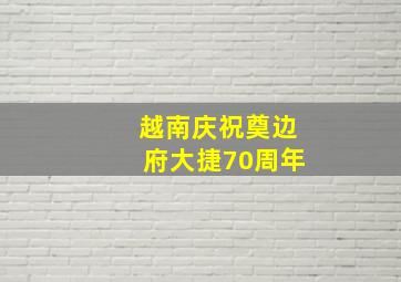 越南庆祝奠边府大捷70周年