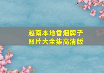 越南本地香烟牌子图片大全集高清版