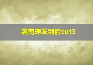 越南理发刮脸cut3