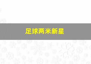 足球两米新星