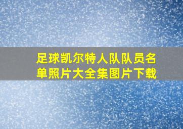 足球凯尔特人队队员名单照片大全集图片下载