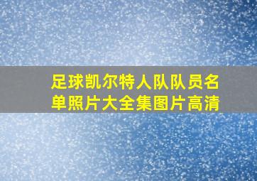 足球凯尔特人队队员名单照片大全集图片高清