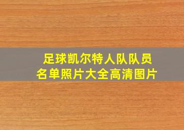 足球凯尔特人队队员名单照片大全高清图片