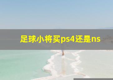 足球小将买ps4还是ns