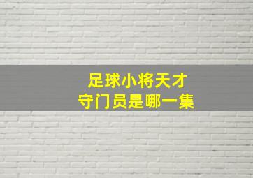 足球小将天才守门员是哪一集