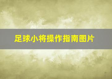 足球小将操作指南图片