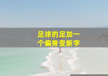 足球的足加一个偏旁变新字