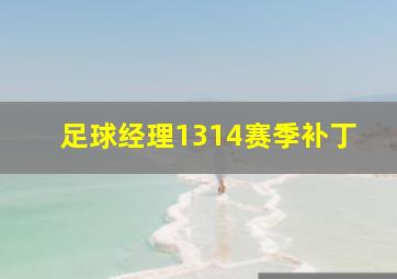 足球经理1314赛季补丁