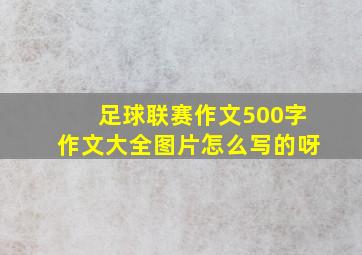 足球联赛作文500字作文大全图片怎么写的呀