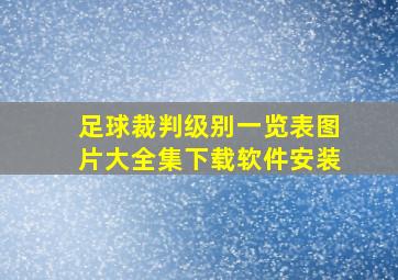 足球裁判级别一览表图片大全集下载软件安装