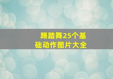 踢踏舞25个基础动作图片大全