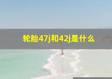 轮胎47j和42j是什么