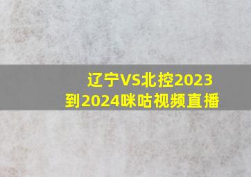 辽宁VS北控2023到2024咪咕视频直播