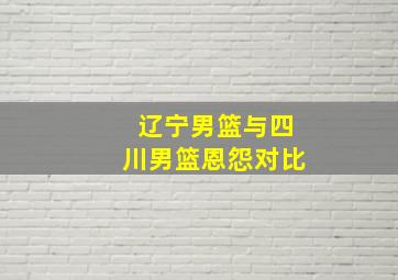 辽宁男篮与四川男篮恩怨对比