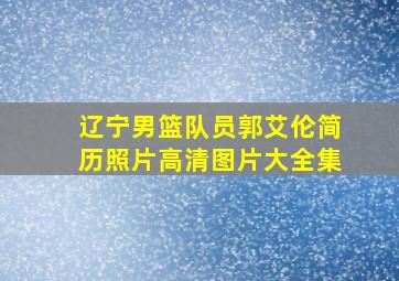 辽宁男篮队员郭艾伦简历照片高清图片大全集