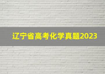 辽宁省高考化学真题2023