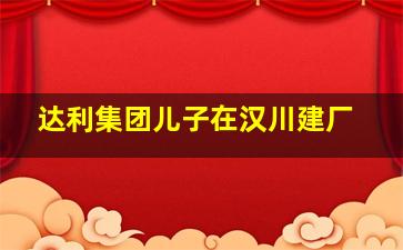 达利集团儿子在汉川建厂