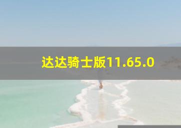 达达骑士版11.65.0