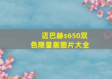 迈巴赫s650双色限量版图片大全