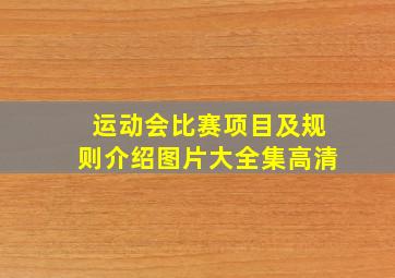 运动会比赛项目及规则介绍图片大全集高清