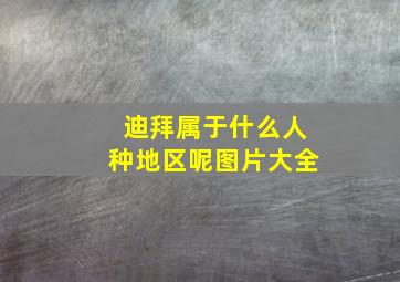 迪拜属于什么人种地区呢图片大全