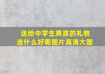 送给中学生男孩的礼物送什么好呢图片高清大图