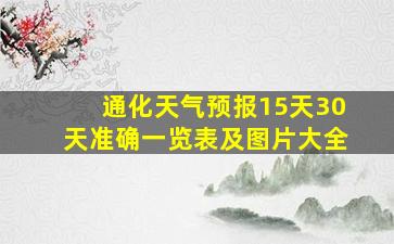 通化天气预报15天30天准确一览表及图片大全