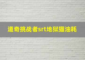 道奇挑战者srt地狱猫油耗