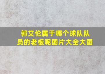 郭艾伦属于哪个球队队员的老板呢图片大全大图