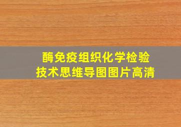 酶免疫组织化学检验技术思维导图图片高清