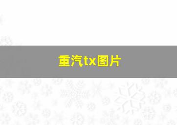 重汽tx图片