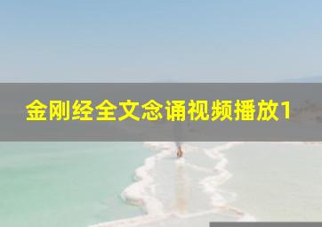 金刚经全文念诵视频播放1