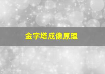 金字塔成像原理