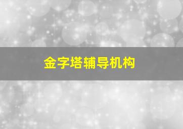 金字塔辅导机构